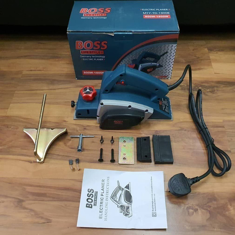 رنده برقی حرفه ای 800w-1800w باس مدل M1Y-TD-1900B