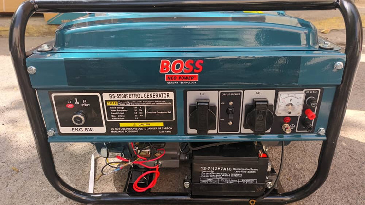 موتور برق استارتی 3800 وات باس مدل BS-5500