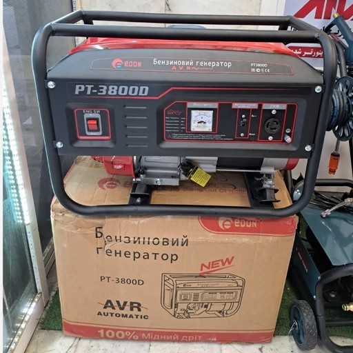 موتور برق ژنراتور 3000 وات بنزینی ادون مدل EDON PT-3800D