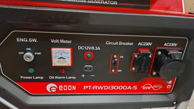 موتور برق 10کیلوات ادون مدل. Edon-RWD13000A-S