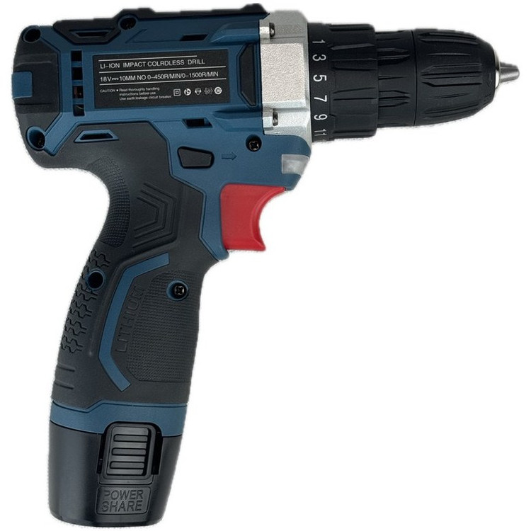 دریل شارژی 18 ولت تک باطری باس مدل Li-ion 18v